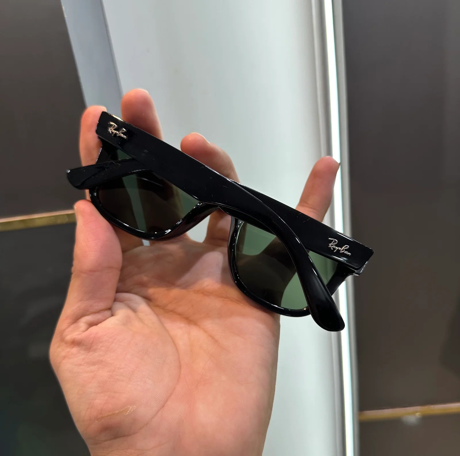 RayBan 0502 Reverse Premium Black/Green