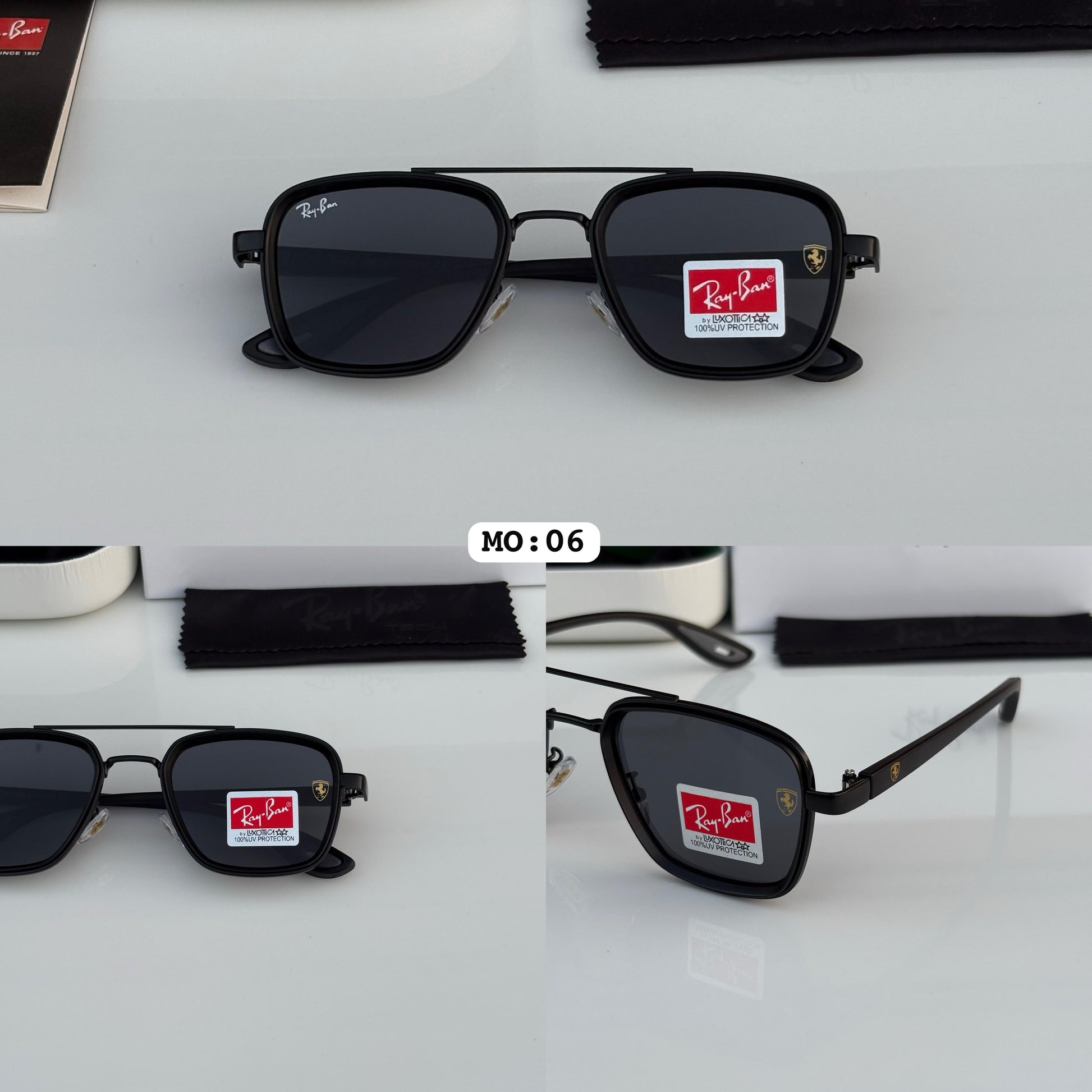 Raybann 06 full black Premium