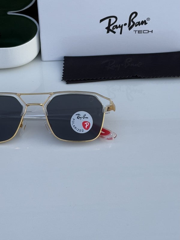 Raybann 04 golden transparent black