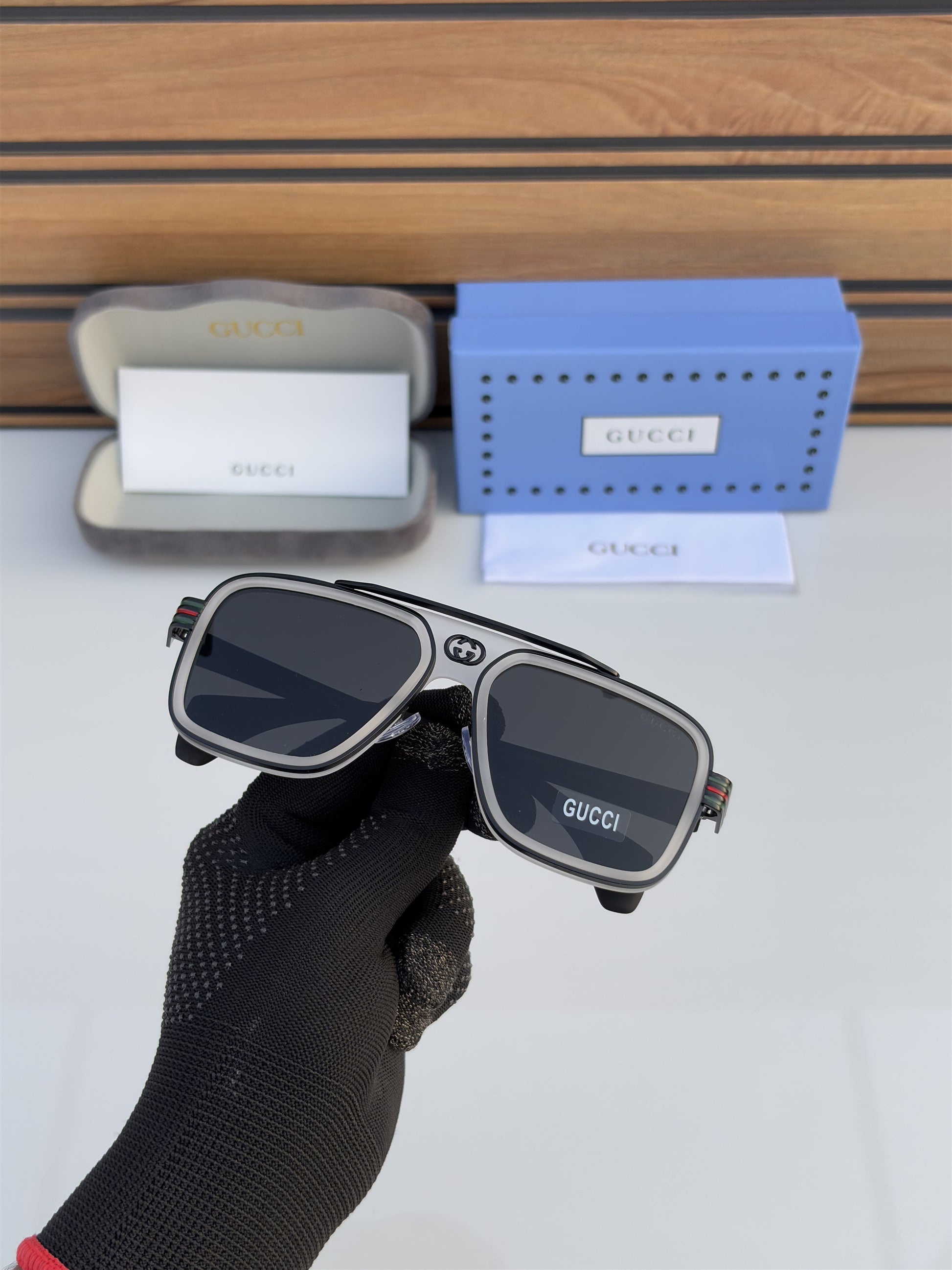 Gucc.i 1295 transparent black