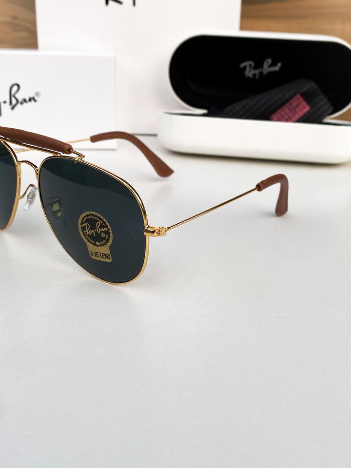 Raybann Aviator Gold Black