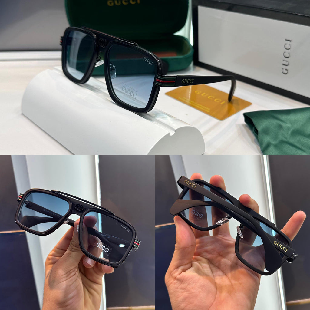 Guccii Blue/Black Premium Sunglass