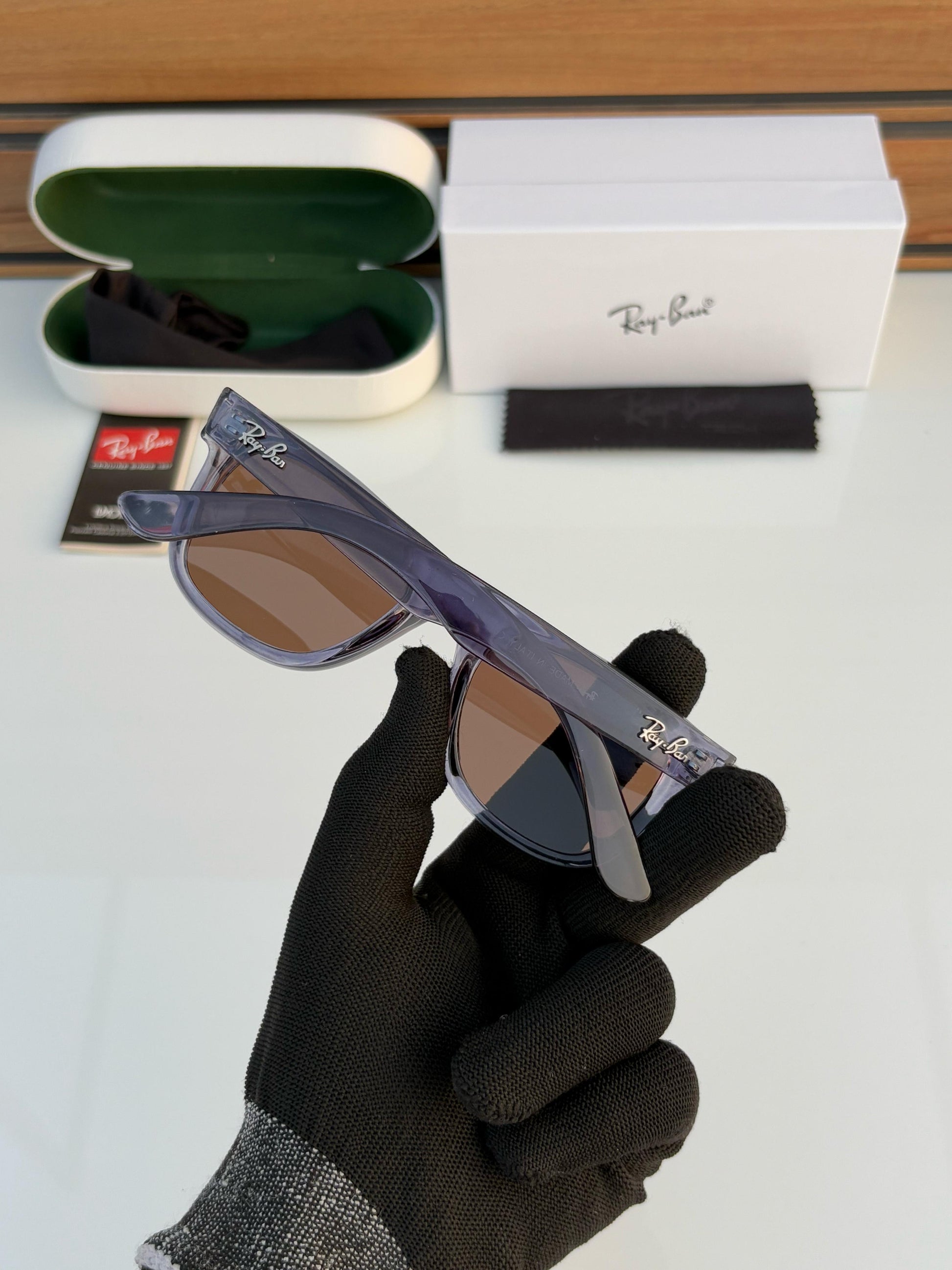 RAYBANN 0502 Purple Transparent