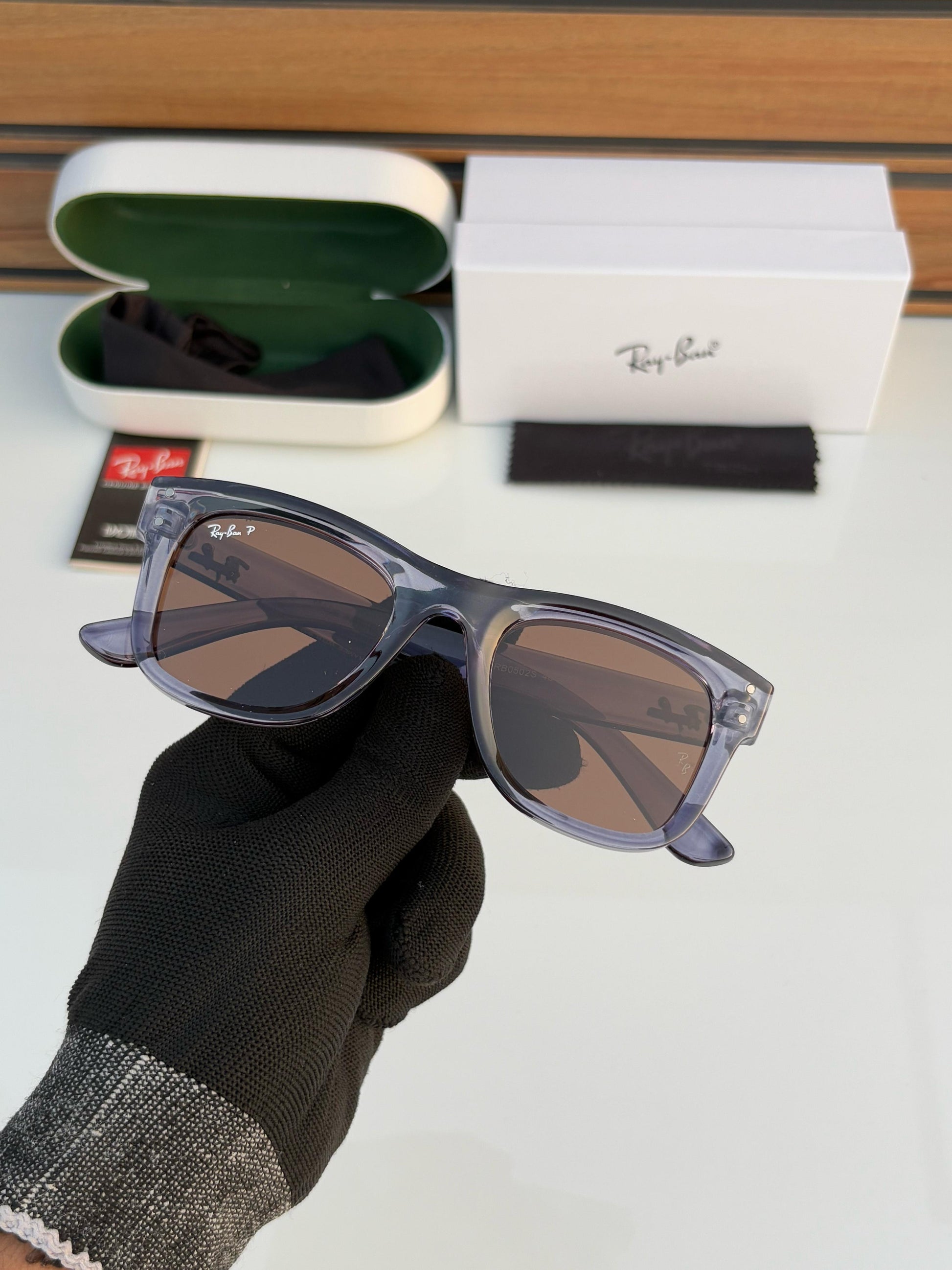 RAYBANN 0502 Purple Transparent