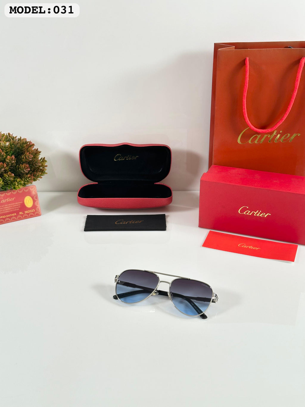 CARTIERR 031 SILVER BLUE