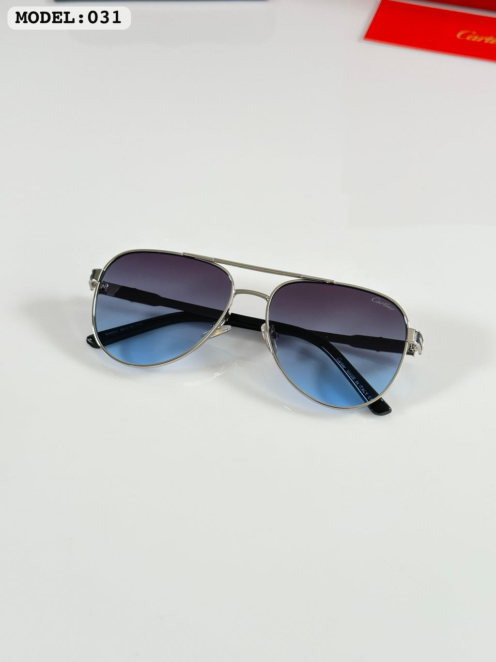 CARTIERR 031 SILVER BLUE