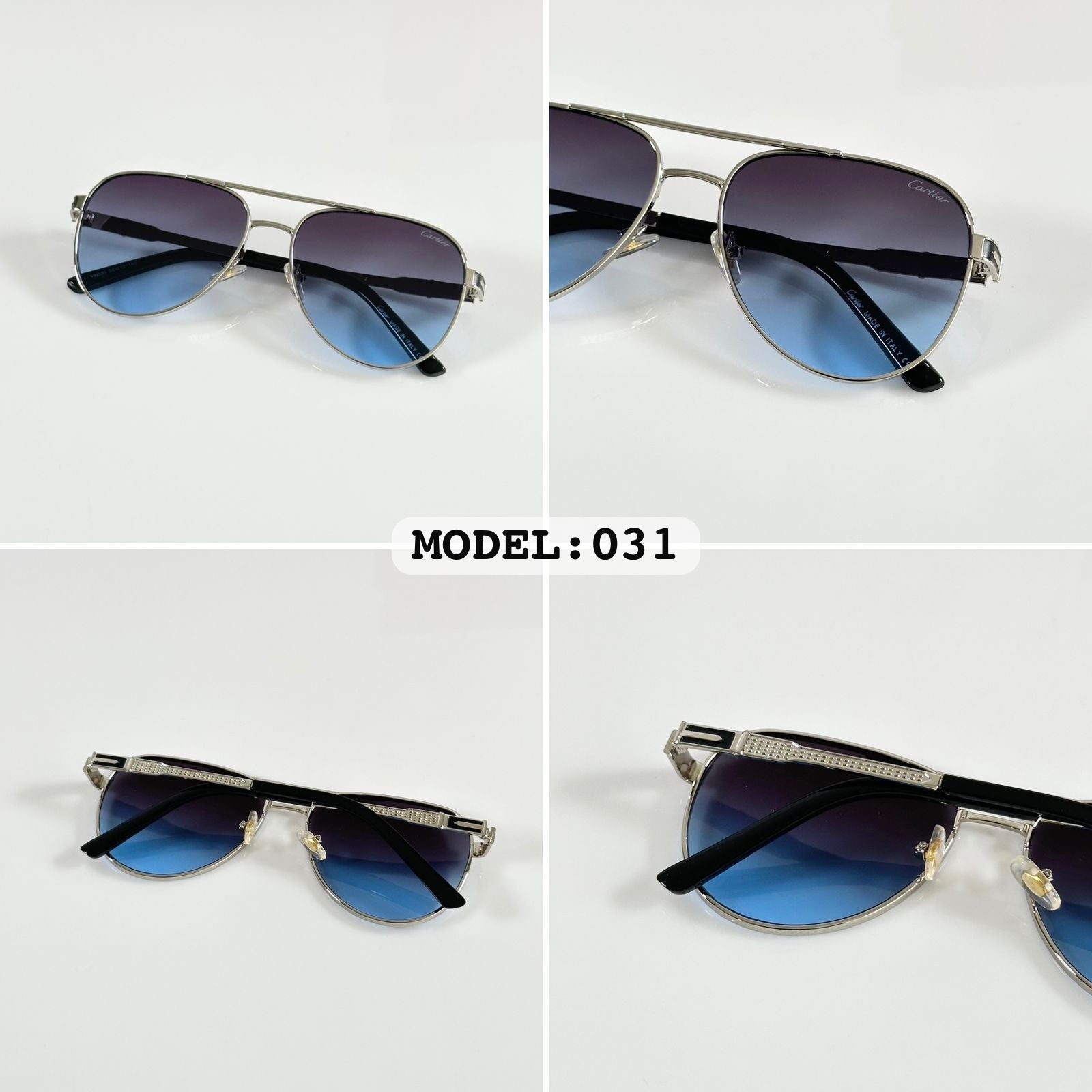 CARTIERR 031 SILVER BLUE