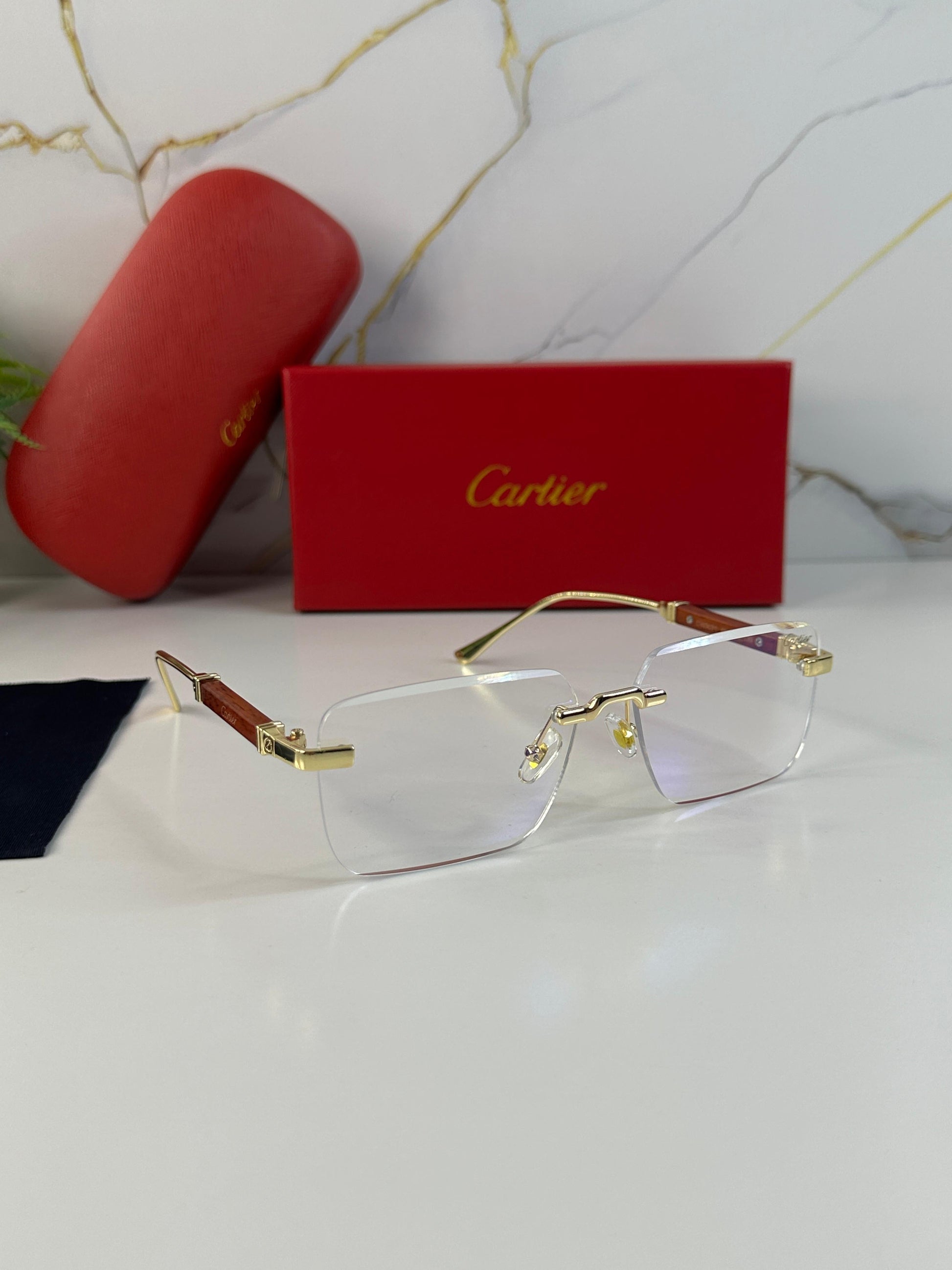 CARTIERR 3031 Gold Frameless (Exclusive)