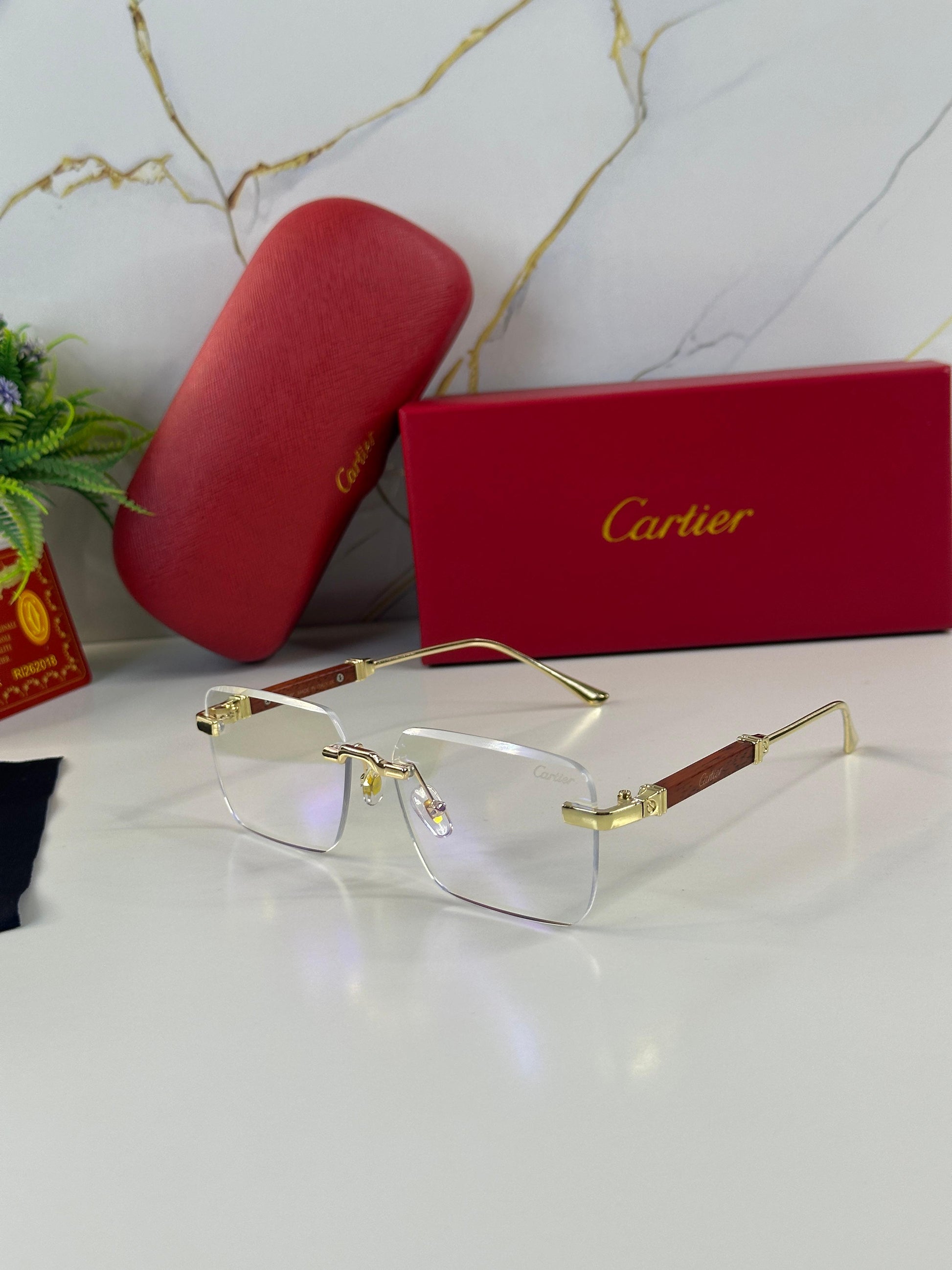CARTIERR 3031 Gold Frameless (Exclusive)