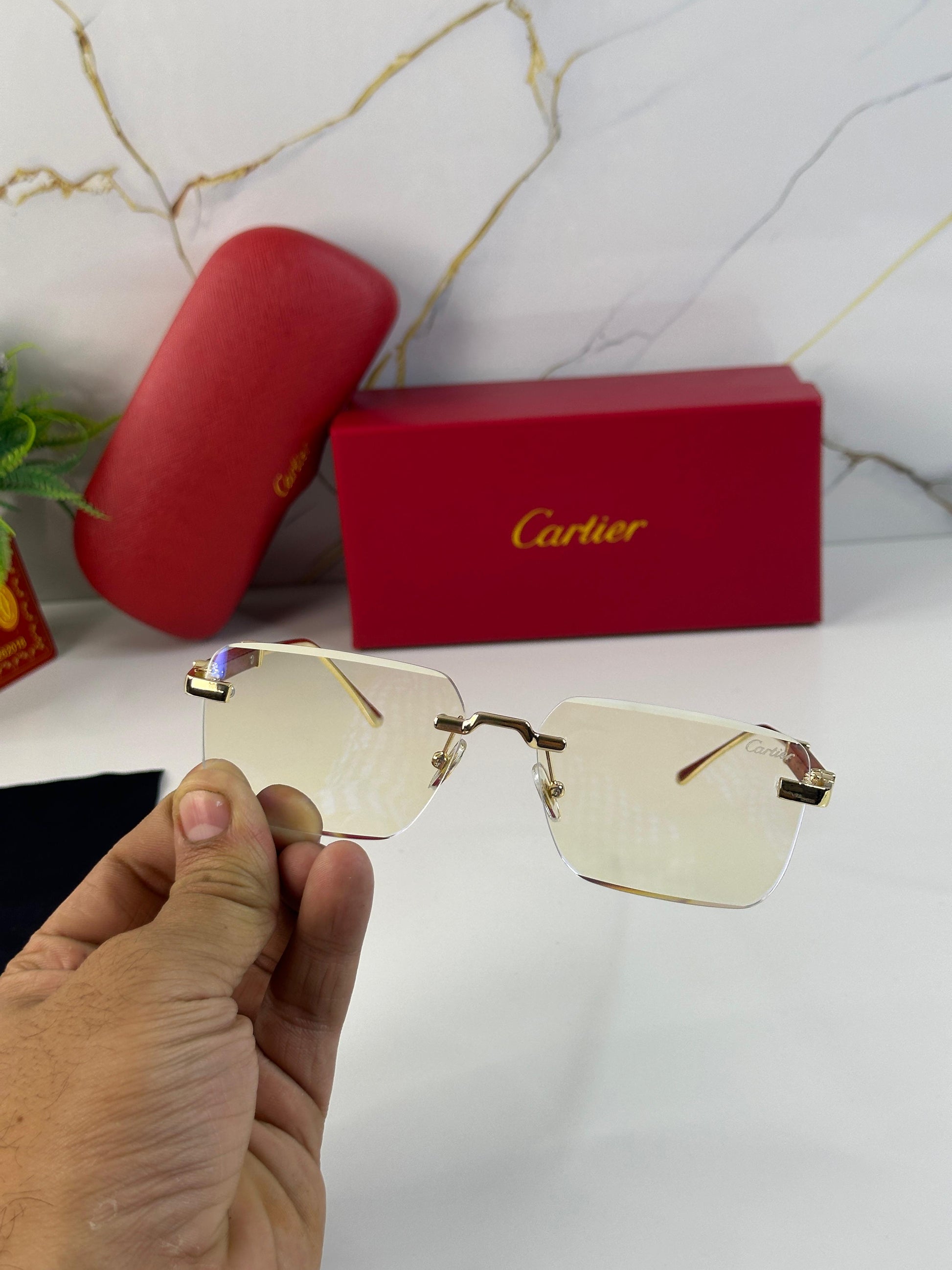 CARTIERR 3031 Gold Frameless (Exclusive)