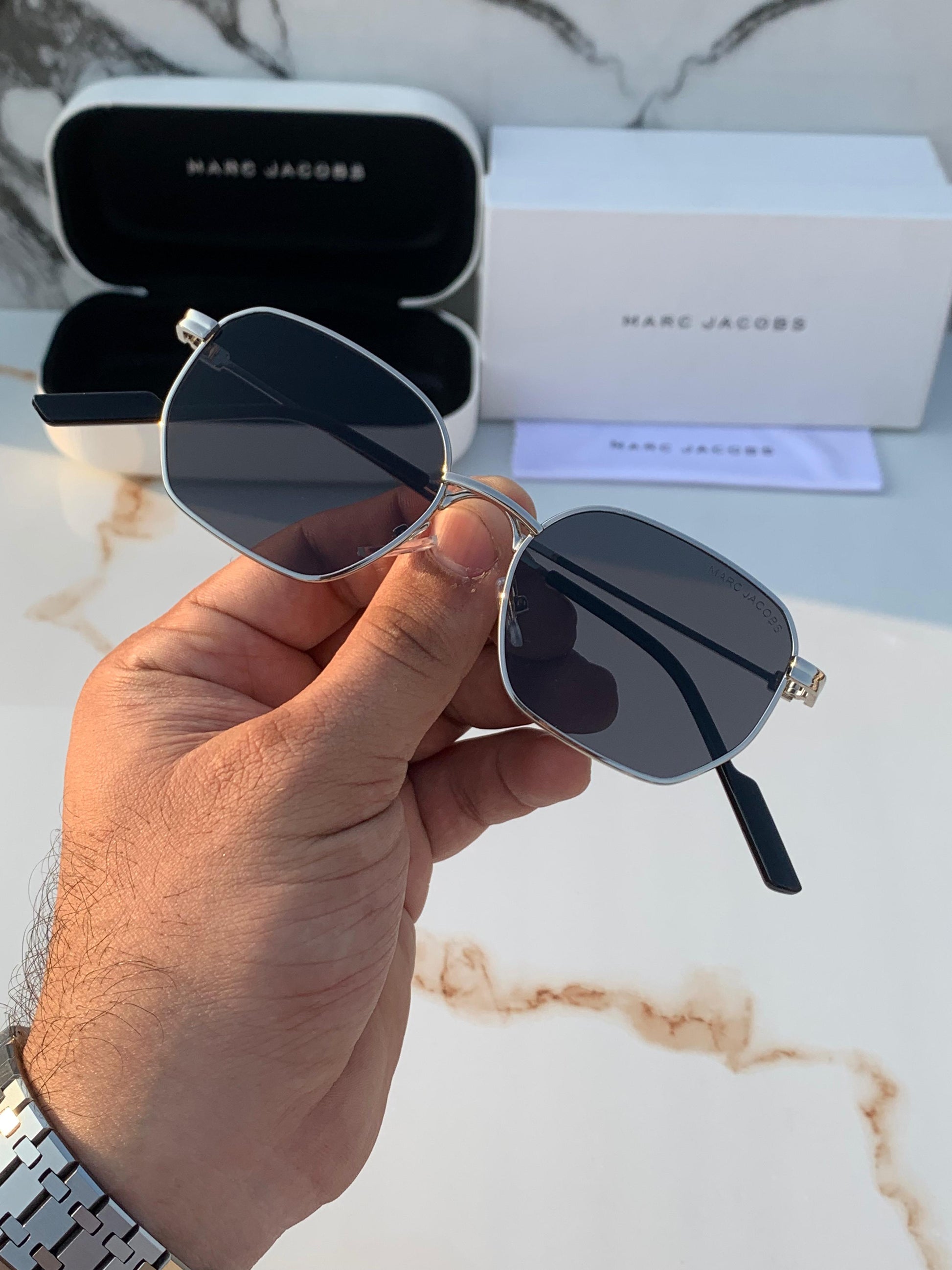 Marcc Jacobss 9185 Silver Metal