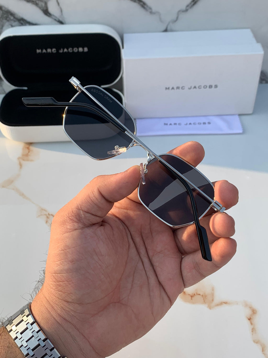 Marcc Jacobss 9185 Silver Metal