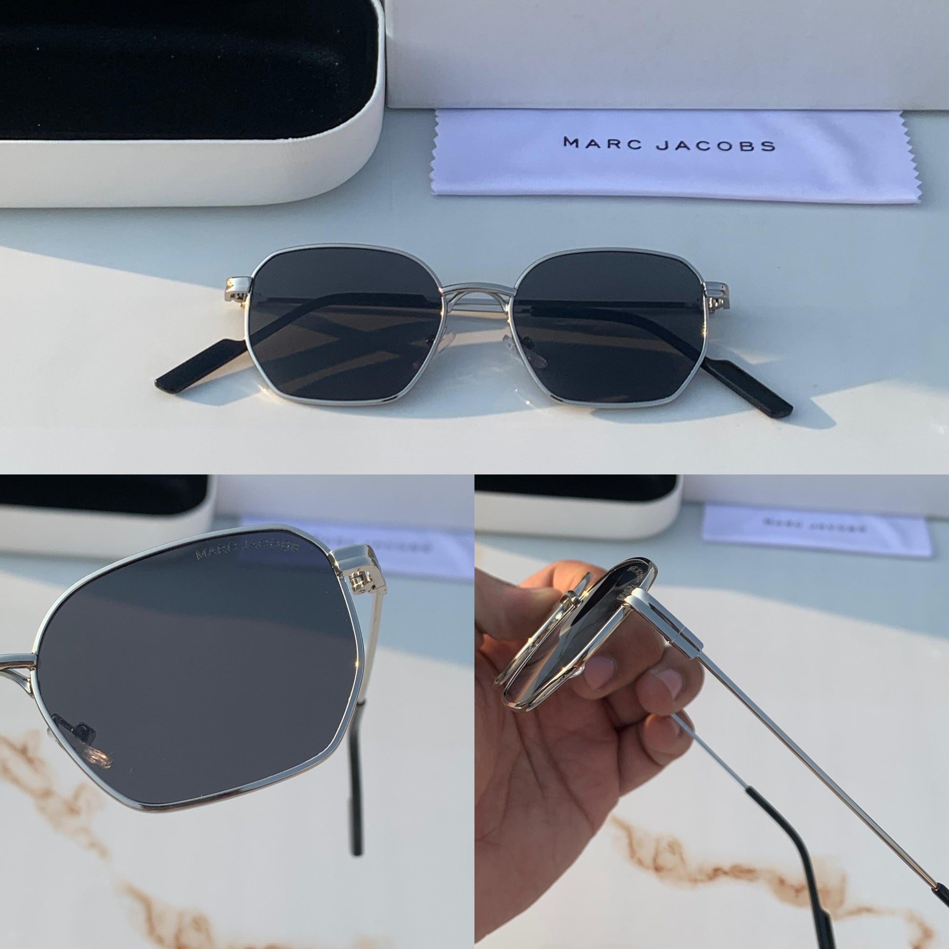 Marcc Jacobss 9185 Silver Metal