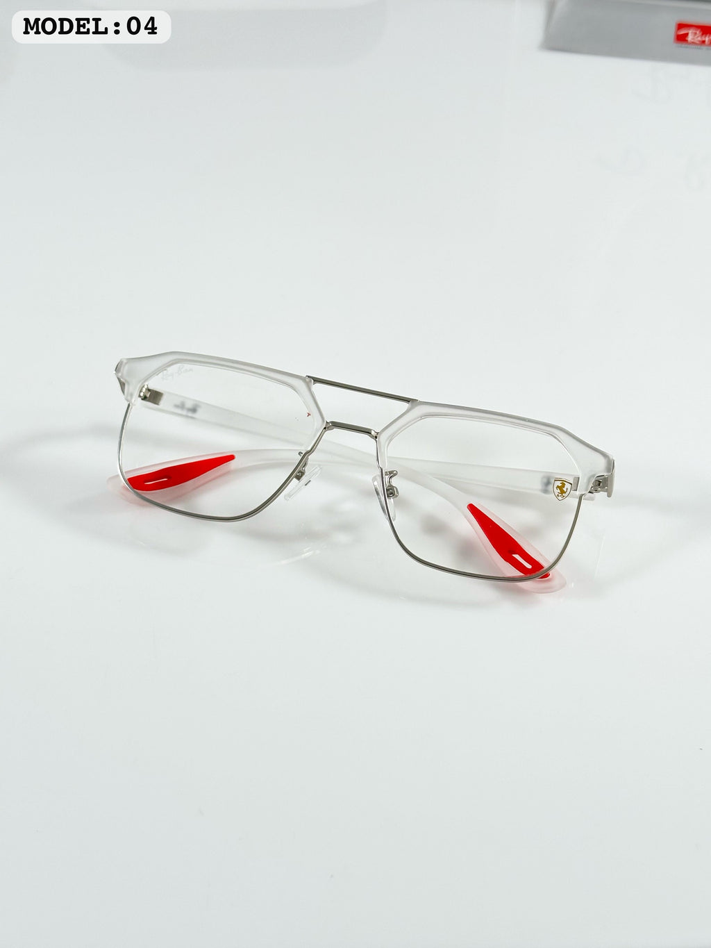 RAYBANN 04 ICE DAY RED TIP