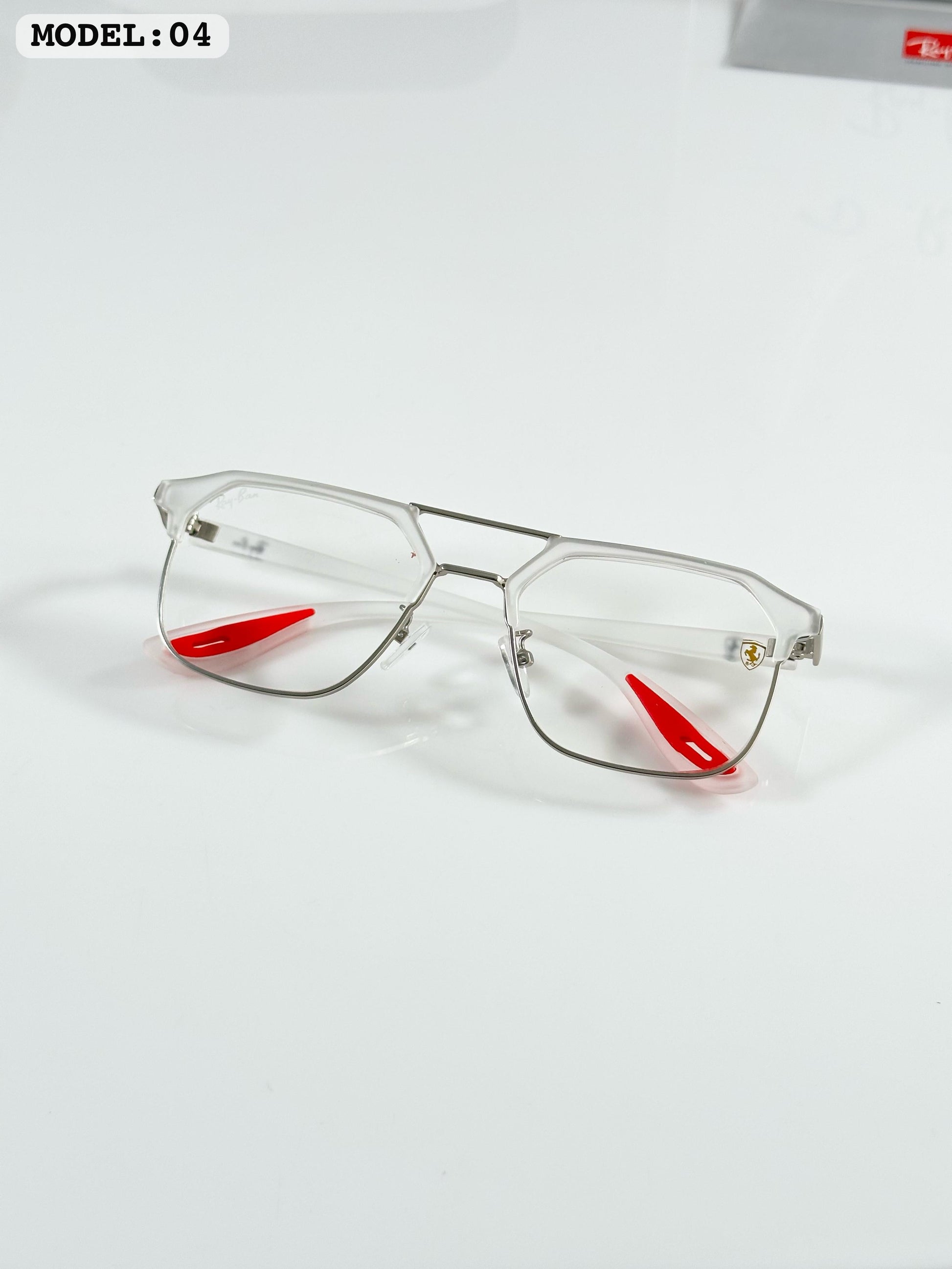 RAYBANN 04 ICE DAY RED TIP