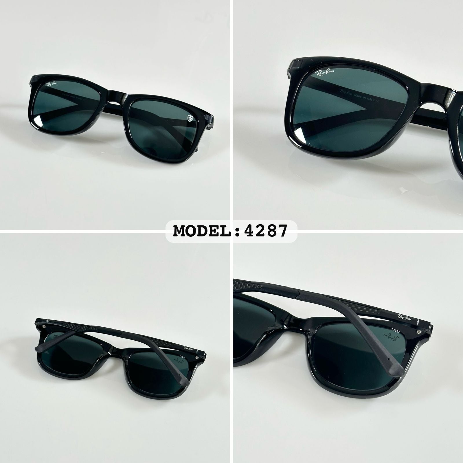 RAYBANN 4287 BLACK GLASS