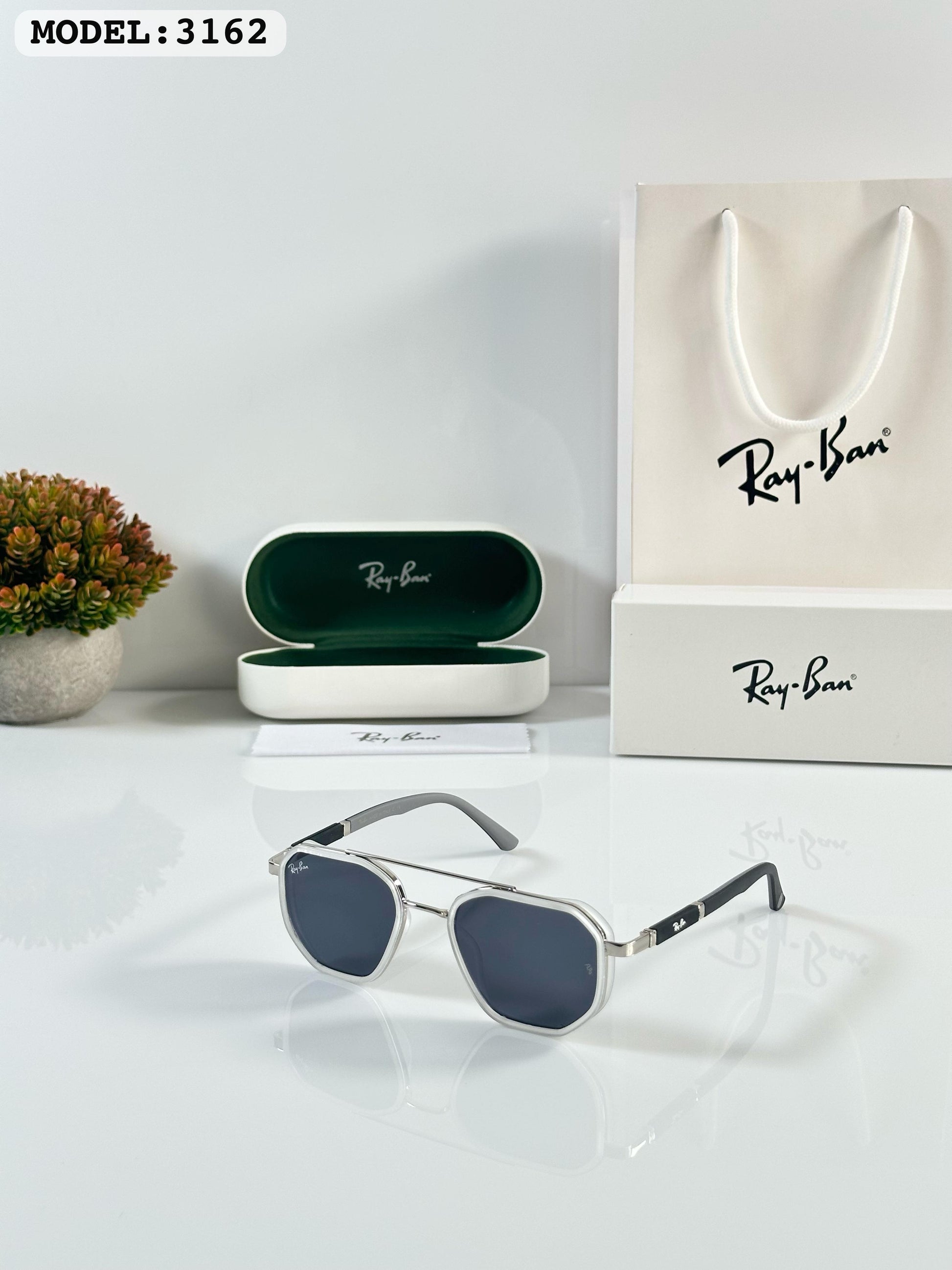 RAYBANN3162 ICE BLACK