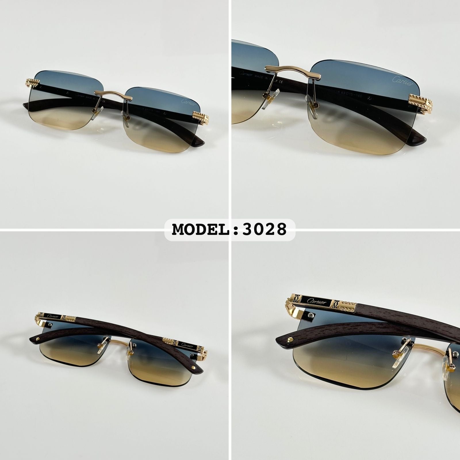 CARTIERR 3028 GOLD GREEN DC