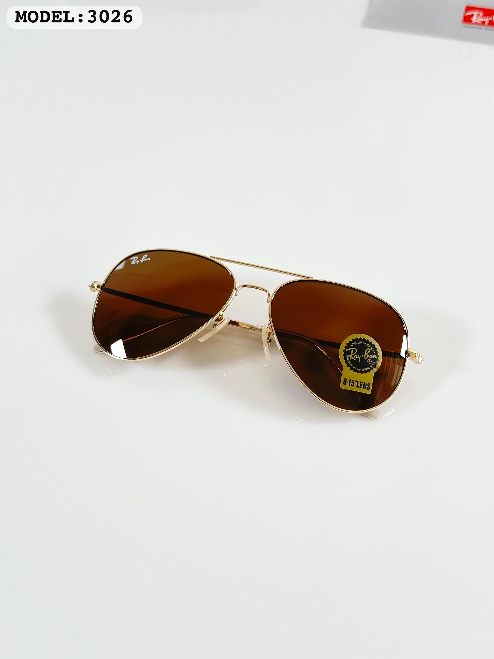 RAYBANN AVIATOR 3026 GOLD BROWN