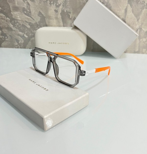 Marcc Jacobss Grey Transparent Luxury Frame 125