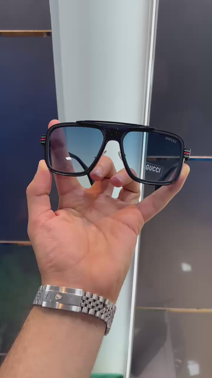 Guccii Blue/Black Premium Sunglass