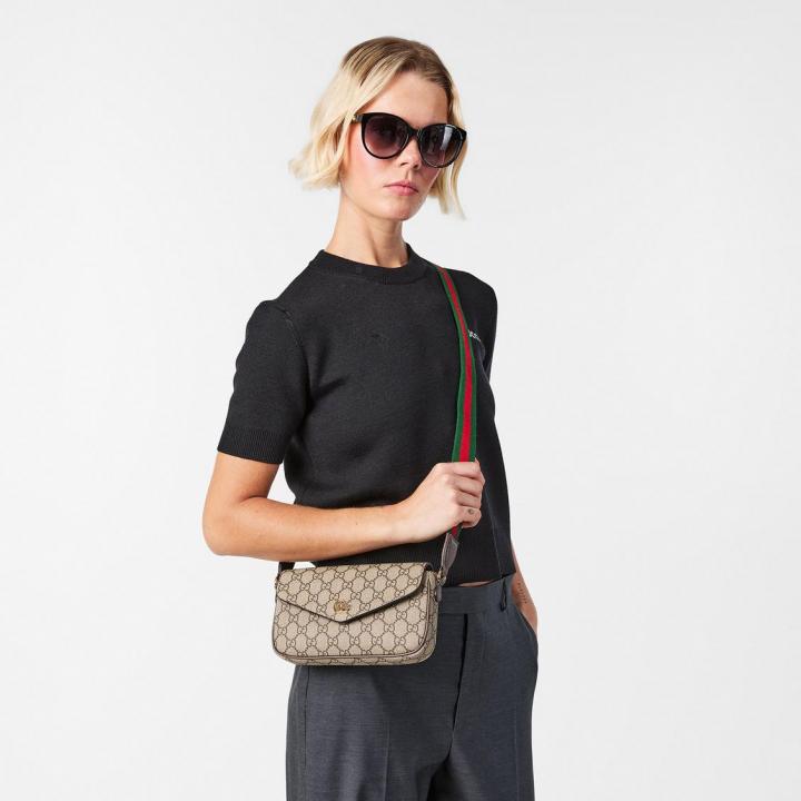 Guccii Ophidia mini GG Canvas Shoulder Bag