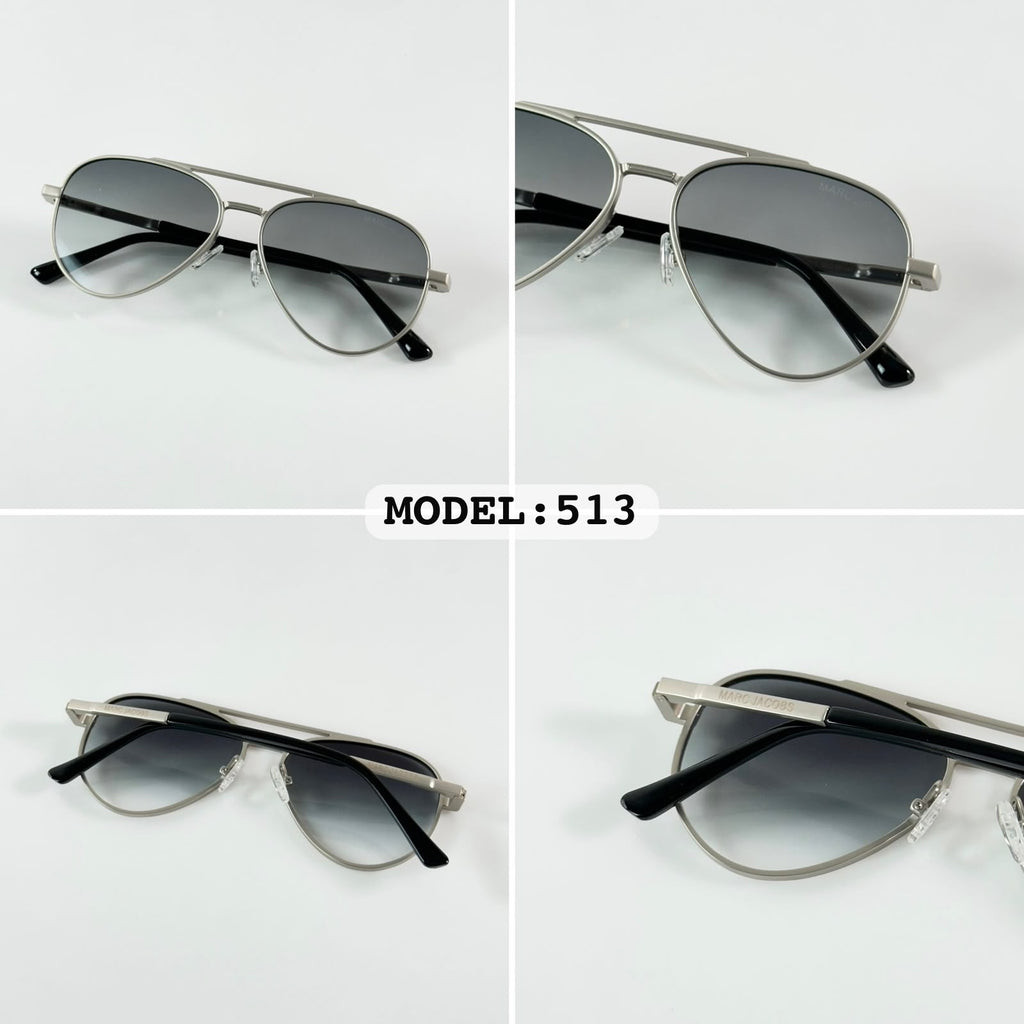 Marc Jacobs 513 Silver Metal