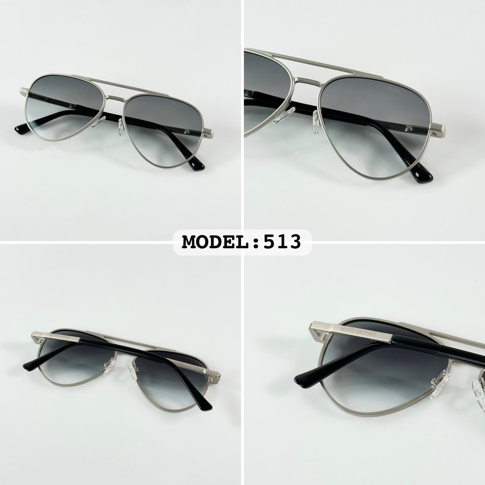 Marc Jacobs 513 Silver Metal