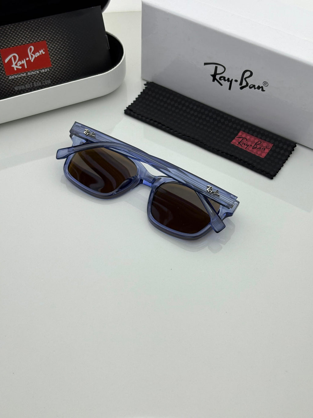 Rayban 7701 Blue/Brown Wayfarer