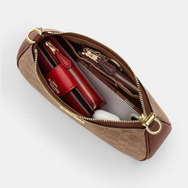 Coach Teri Apricot Brown Premium Shoulder Bag