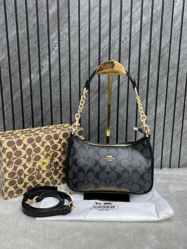 Coach Teri Premium Black Shoulder Bag