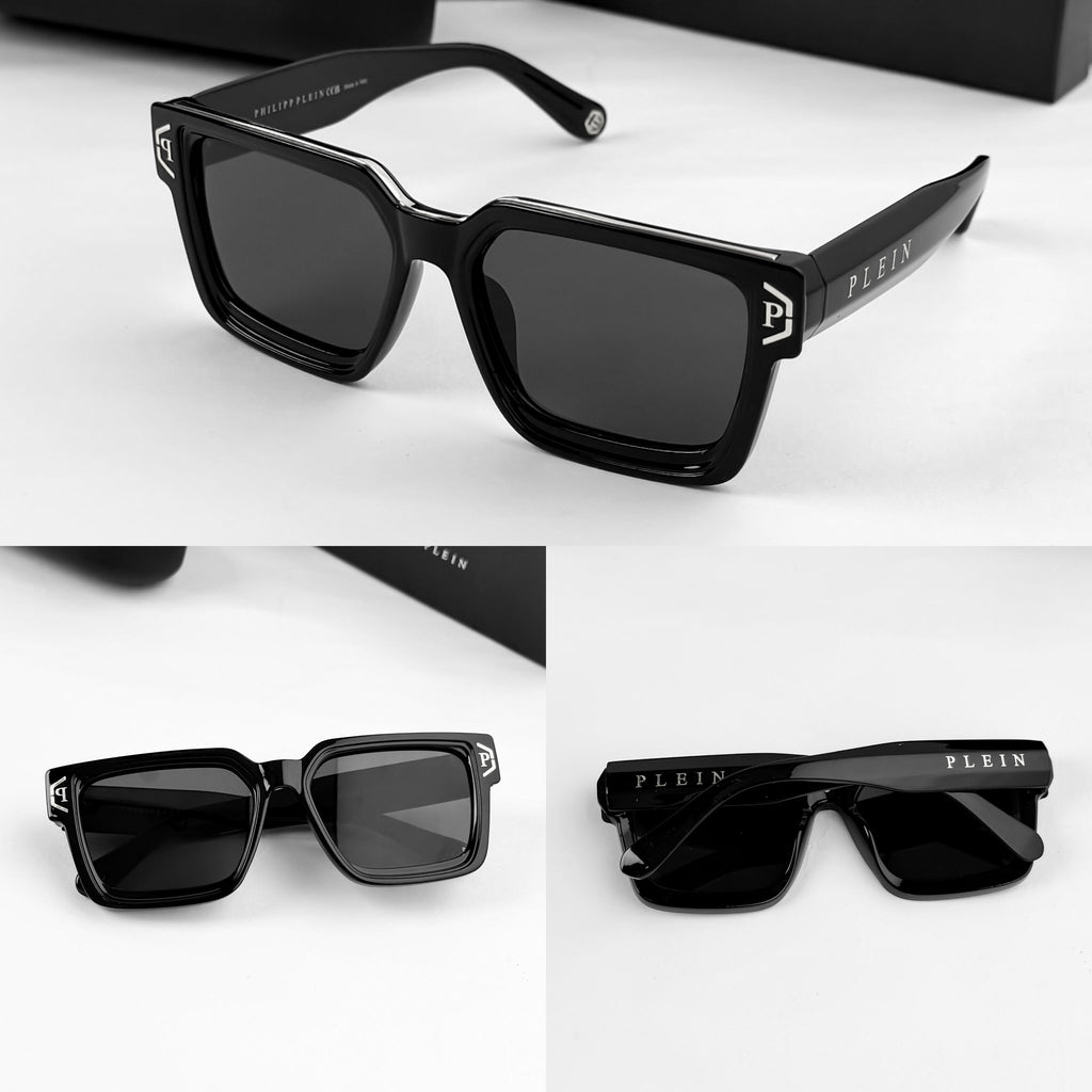 Philippe Plein 146 Black Premium Sunglass