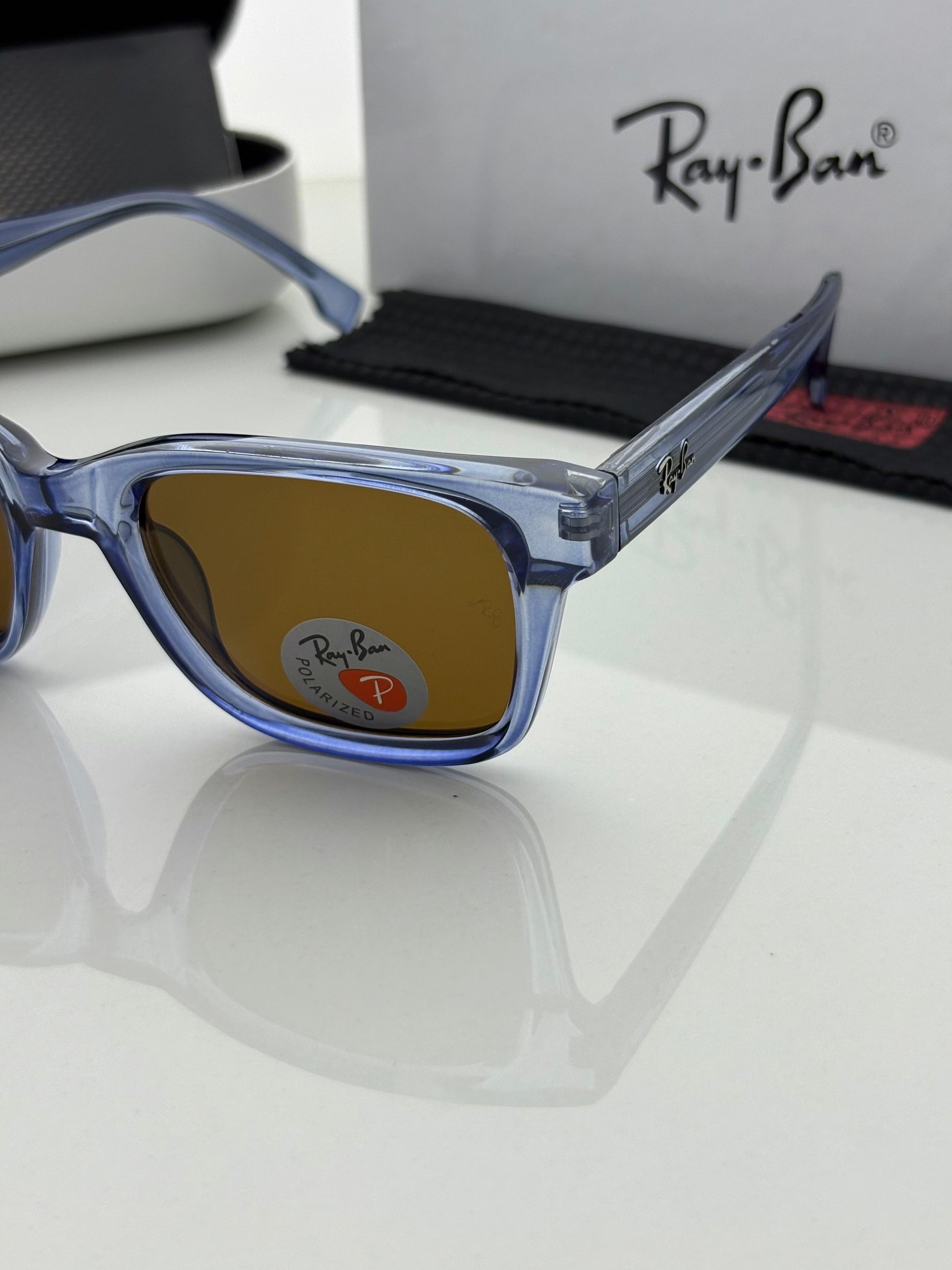 Rayban 7701 Blue/Brown Wayfarer