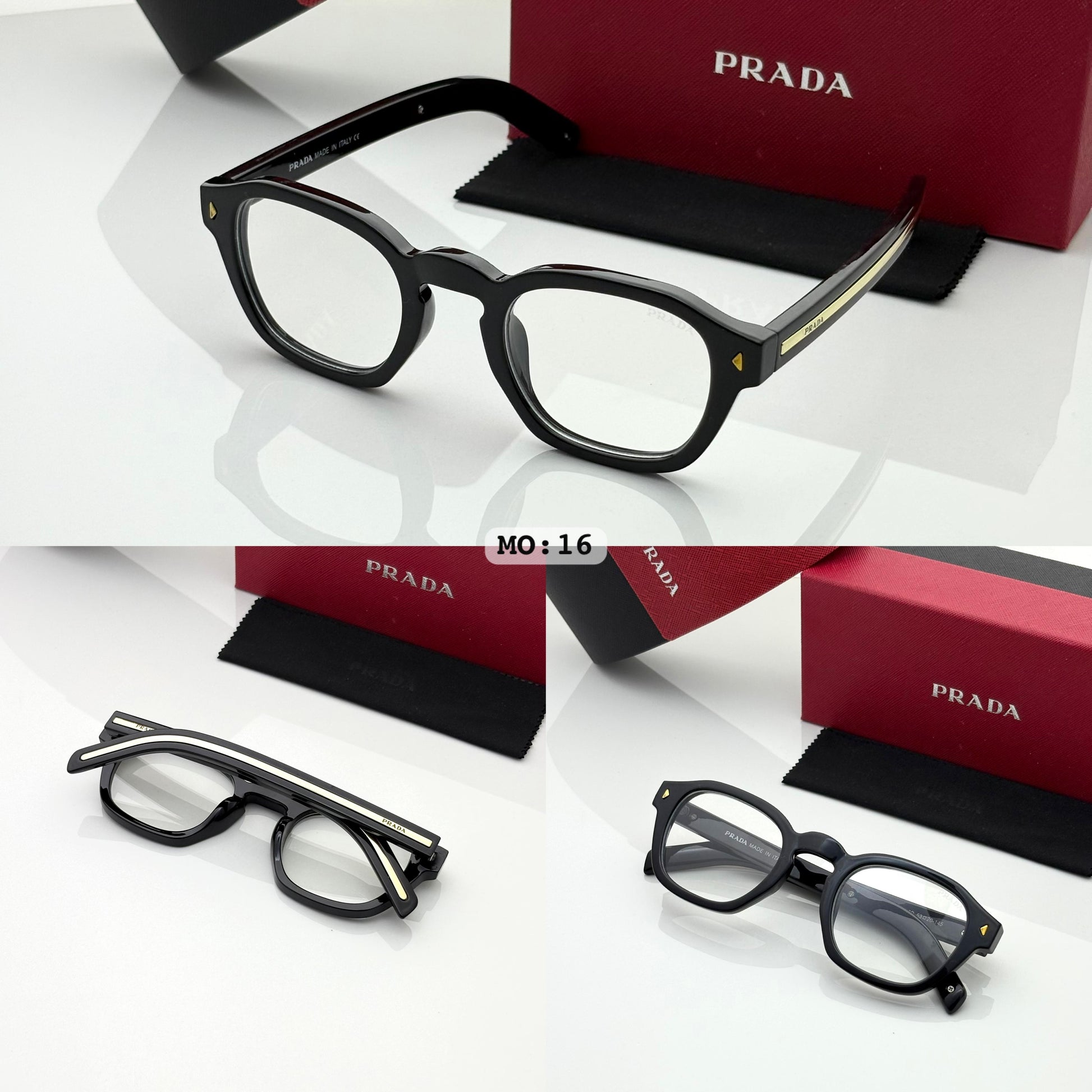Pradaa 16 Black Frame
