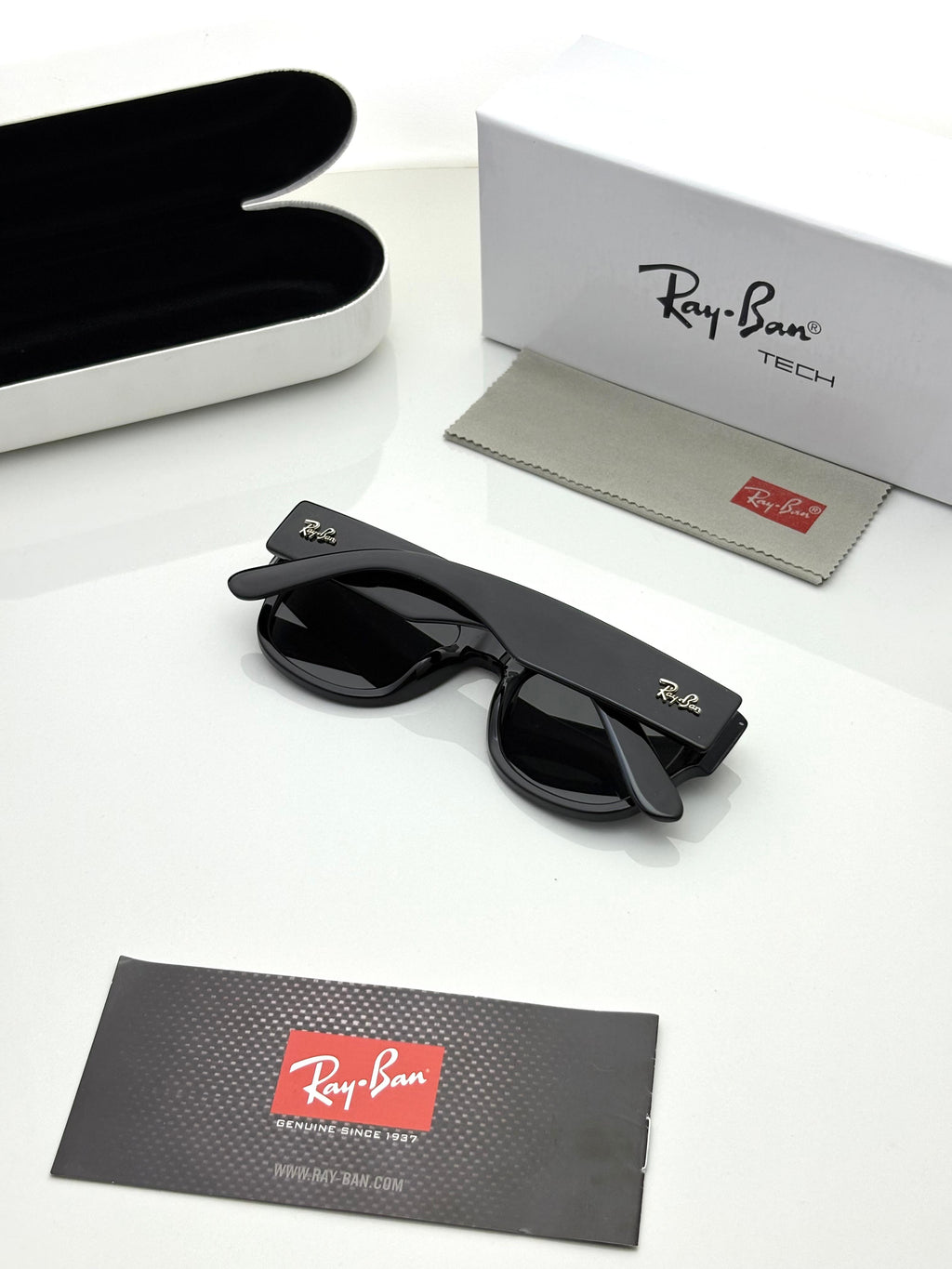 Raybann 0840 Black Mega Wayfarer