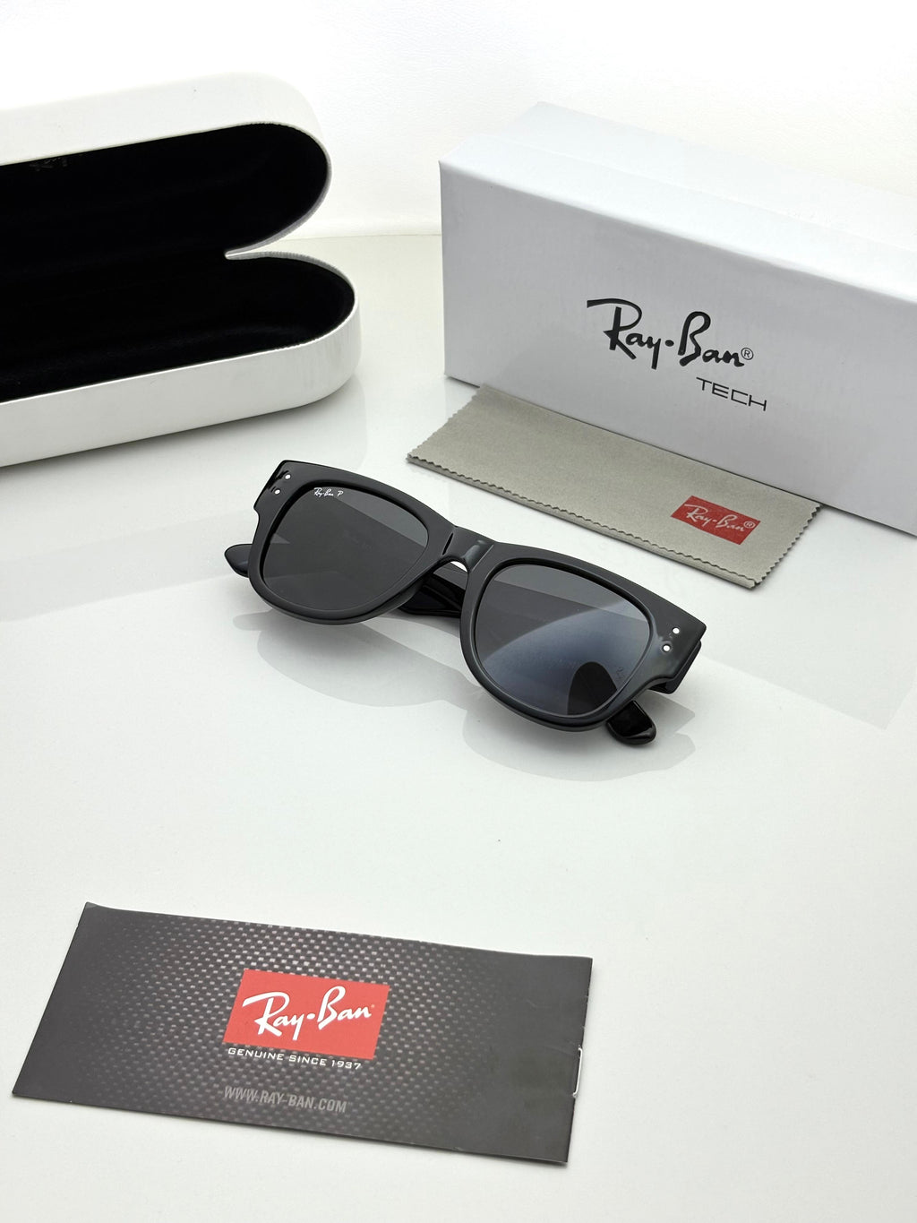 Raybann 0840 Black Mega Wayfarer
